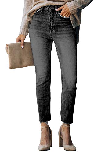 Women's Skinny Jeans Stretch Trendy Pants Classic Straight Leg Jeans