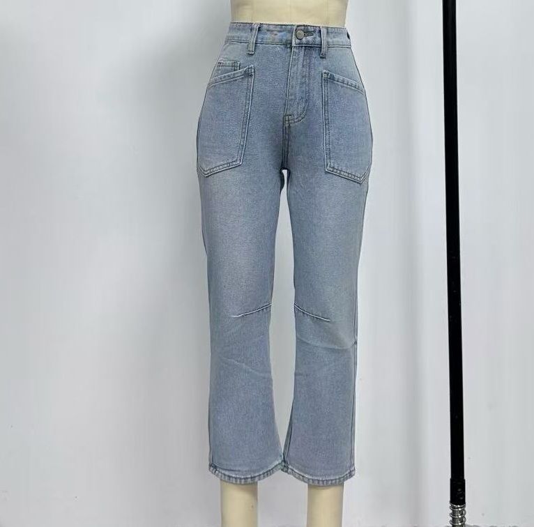 Barrel Jeans for Women High Waisted Wide Leg Baggy Denim Trouser Jeans