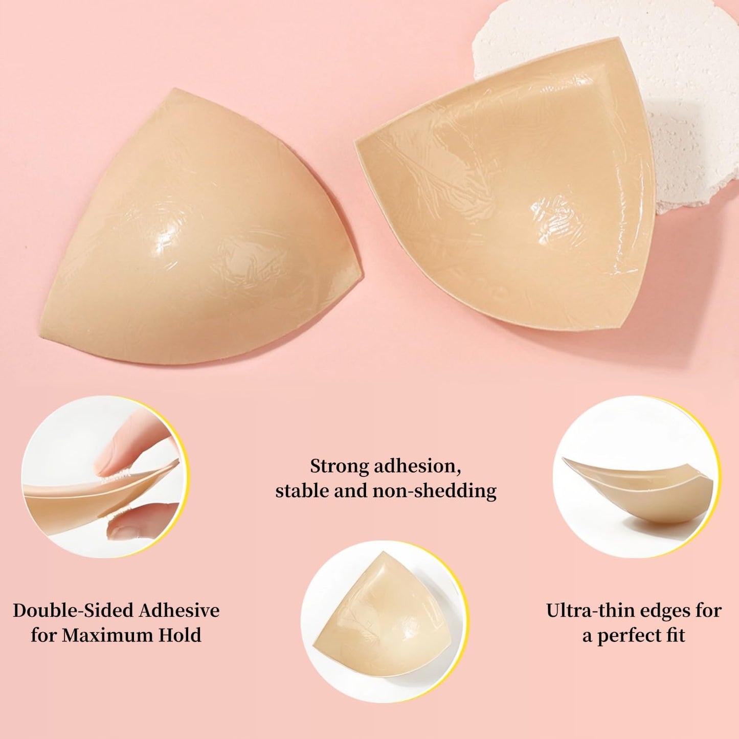 Double-sided Sticky Inserts Lightly Padded Adhesive Lifting Bras Pads