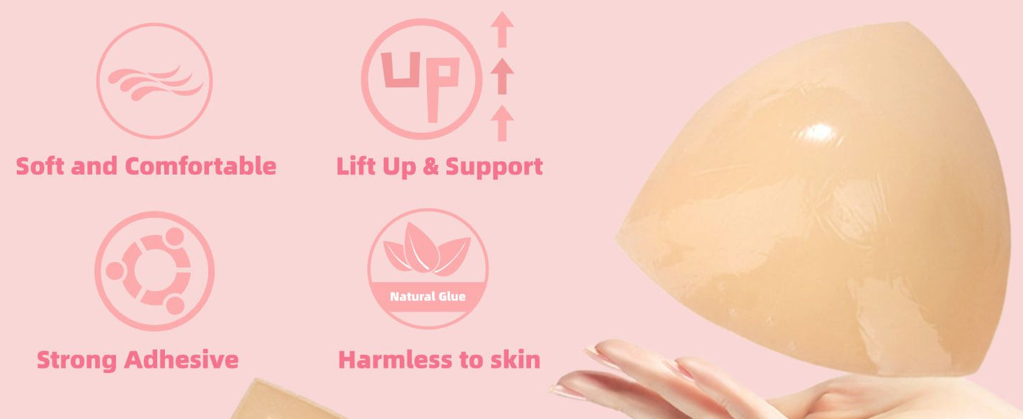Double-sided Sticky Inserts Lightly Padded Adhesive Lifting Bras Pads