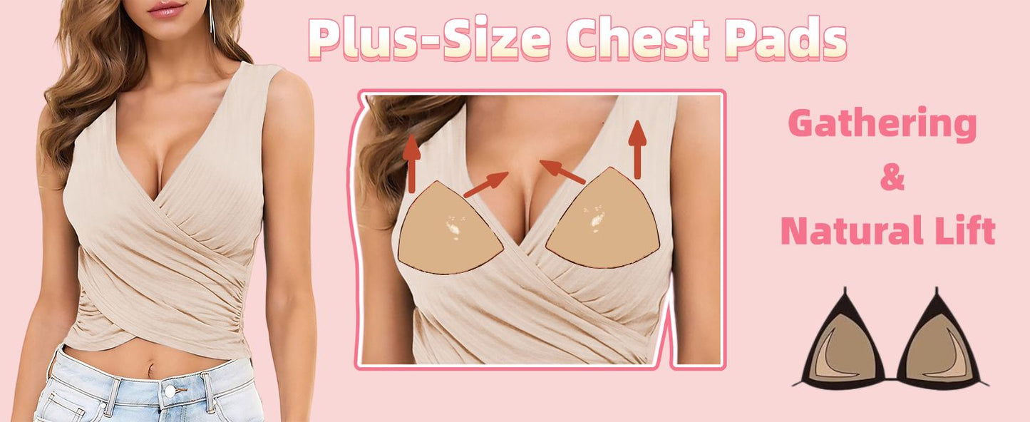 Double-sided Sticky Inserts Lightly Padded Adhesive Lifting Bras Pads