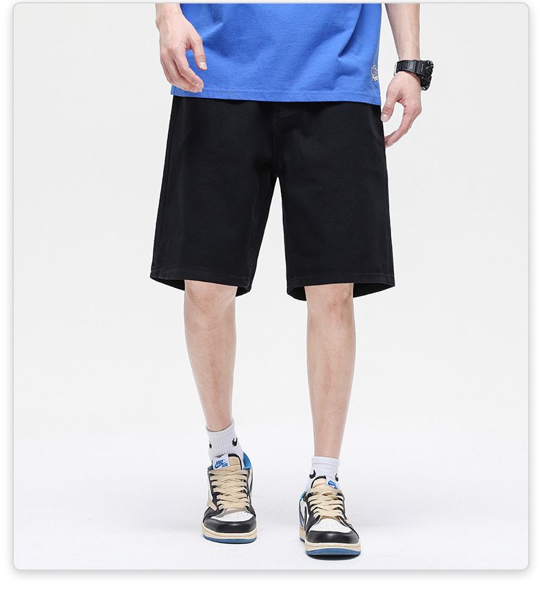 Men's Jean Shorts Classic Relaxed Fit Denim Pants