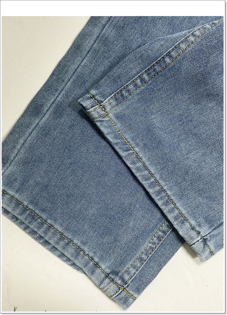 Ripped Barrel Jeans Women's Low Rise Distressed Straight Leg Loose Fit Denim