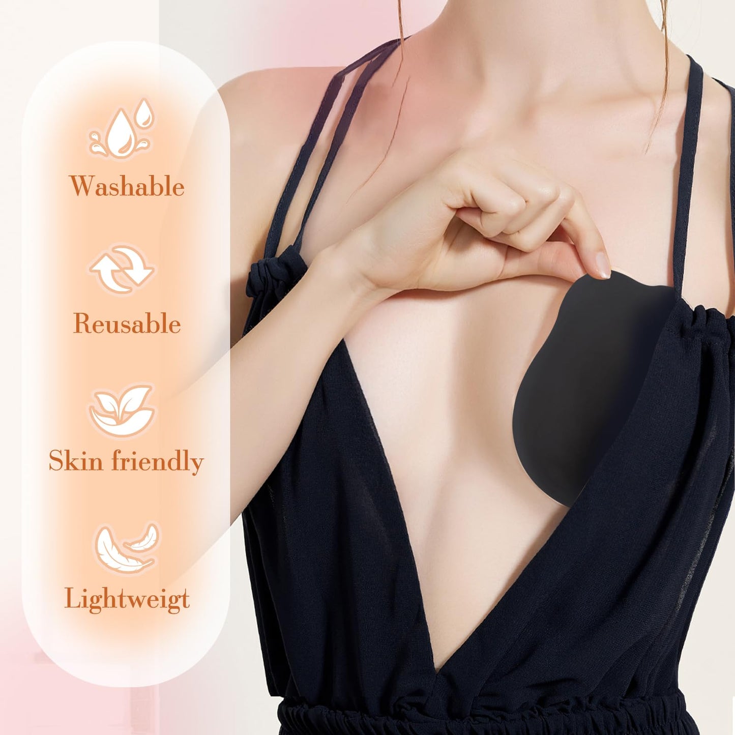 Sticky Bra Adhesive Backless Strapless Bra Women Silicone Nipple Covers