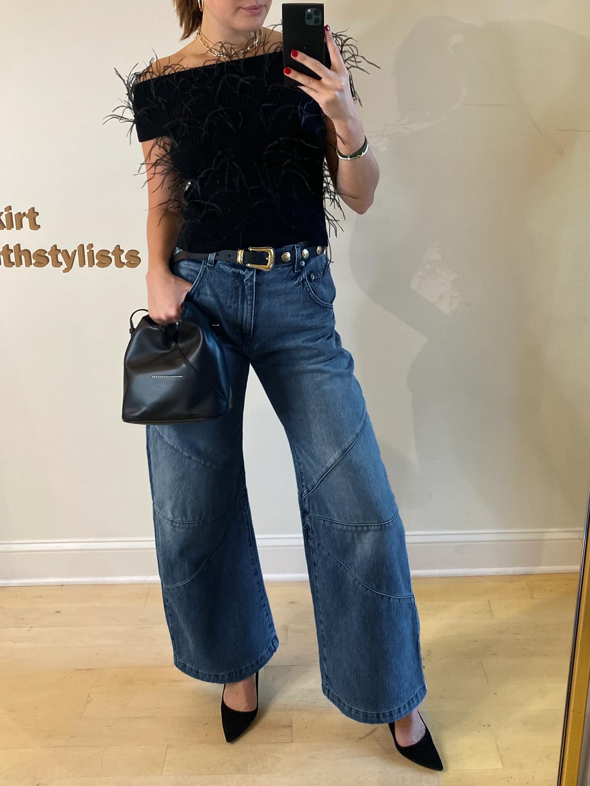 Women's High Waisted Baggy Barrel Jeans Boyfriend Wid Leg Denim Pants