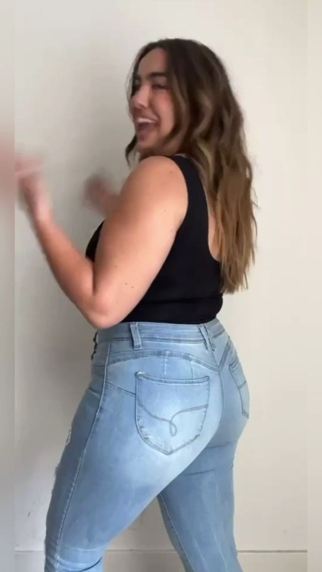 Women’s Plus Size Jeans Stretchy High Waisted Casual Comfort Pants