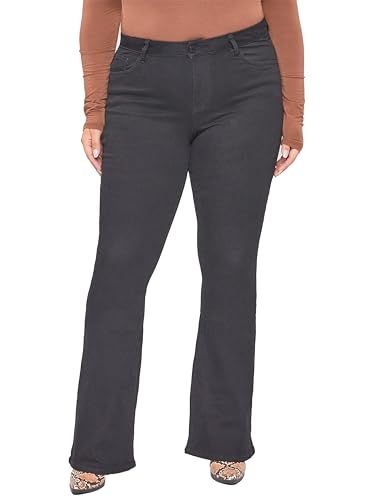 Women’s Plus Size Jeans Stretchy High Waisted Casual Comfort Pants