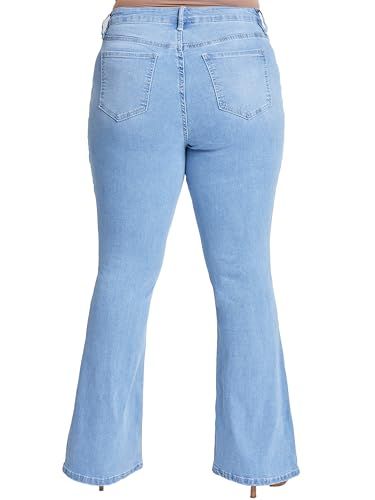 Women’s Plus Size Jeans Stretchy High Waisted Casual Comfort Pants