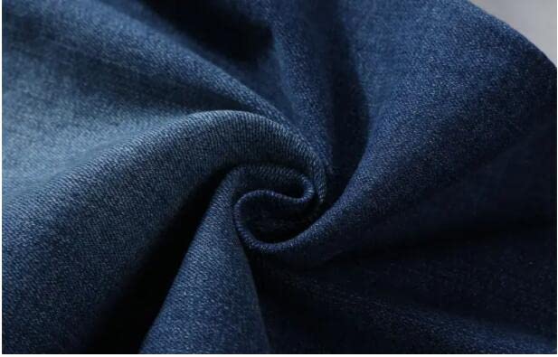 Women Slit Denim Jean Skirt High Waist Frayed Button Up Long Skirt