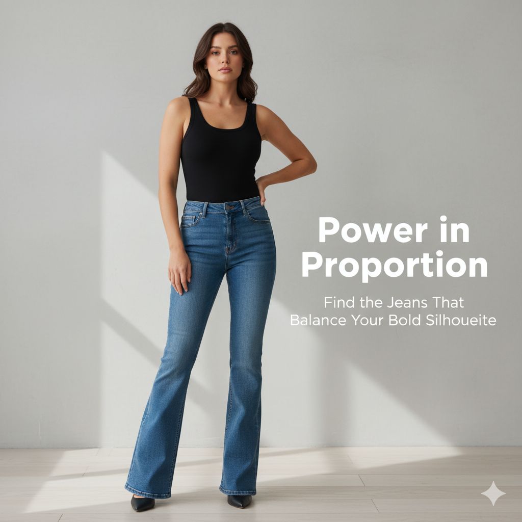 Best Jeans for Inverted Triangle Body Shape: Proportion and Power with Good American Jeans