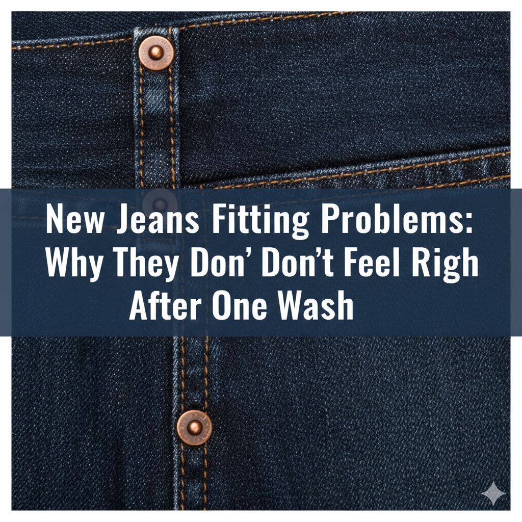 New Jeans Fitting Problems: Why They Don’t Feel Right After One Wash