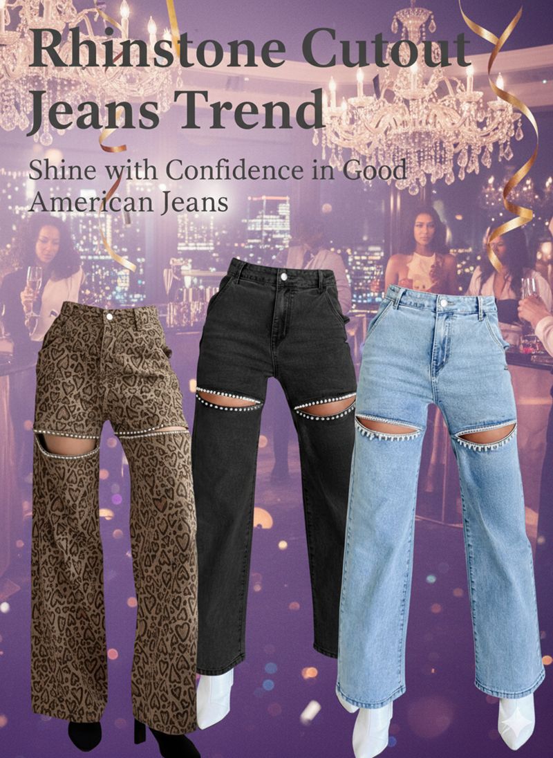 Rhinestone Ripped Jeans — Bold, Sparkling Denim for Every Mood