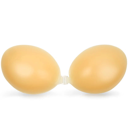 Adhesive Strapless Sticky Bra Invisible Push Up for Backless Dress
