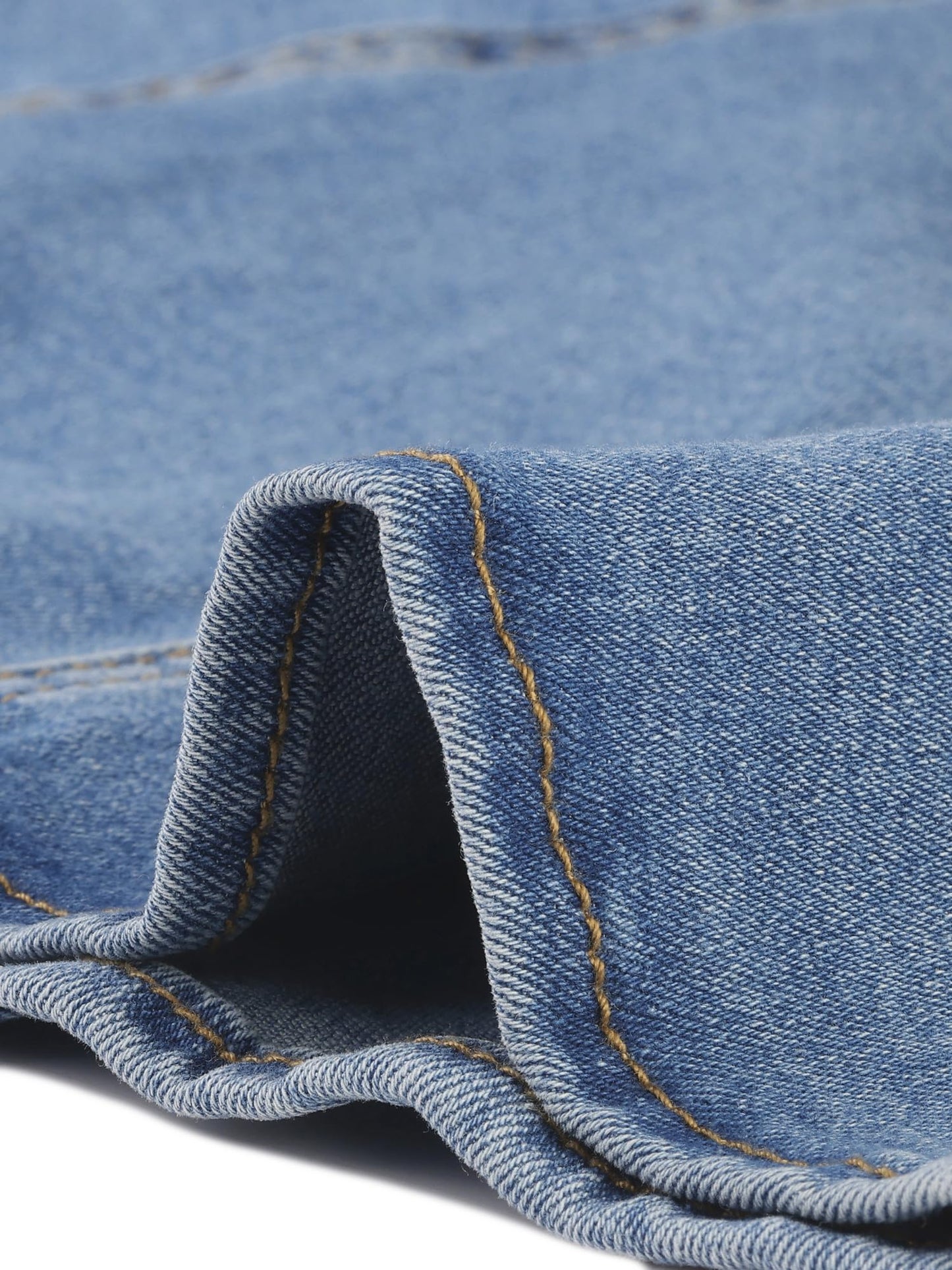 Denim Skirt for Women's Washed Fishtail Jeans Skirt Midi Skirt