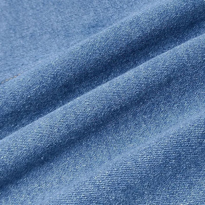 Jeansrock für Damen, verwaschener Fischschwanz-Jeansrock, Midirock