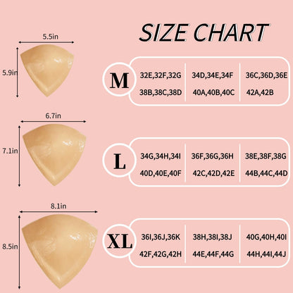 Double-sided Sticky Inserts Lightly Padded Adhesive Lifting Bras Pads