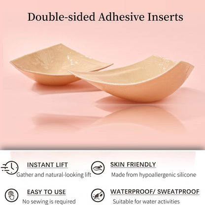 Double-sided Sticky Inserts Lightly Padded Adhesive Lifting Bras Pads