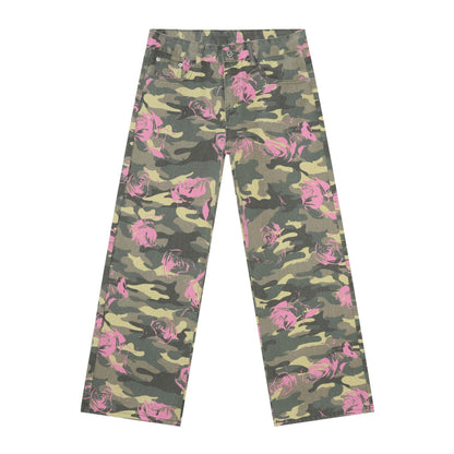 Men's Camouflage Jeans Y2K Hip Hop Baggy Jeans Wide Leg Denim Streetwear