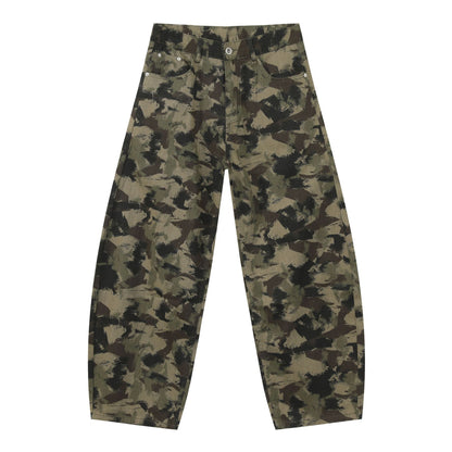 Men's Camouflage Jeans Y2K Hip Hop Baggy Jeans Wide Leg Denim Streetwear