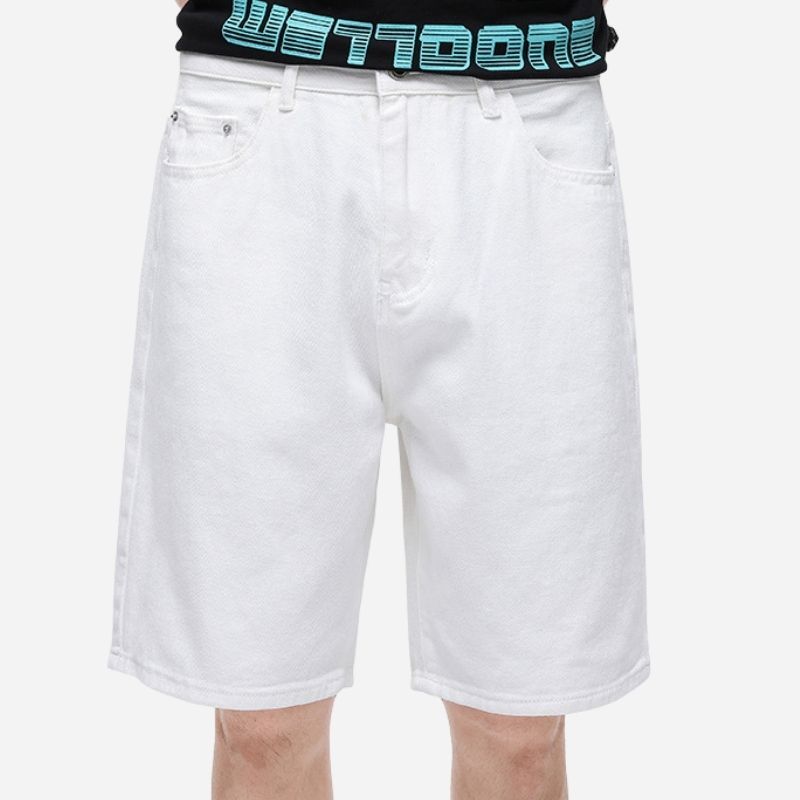 Men's Jean Shorts Classic Relaxed Fit Denim Pants