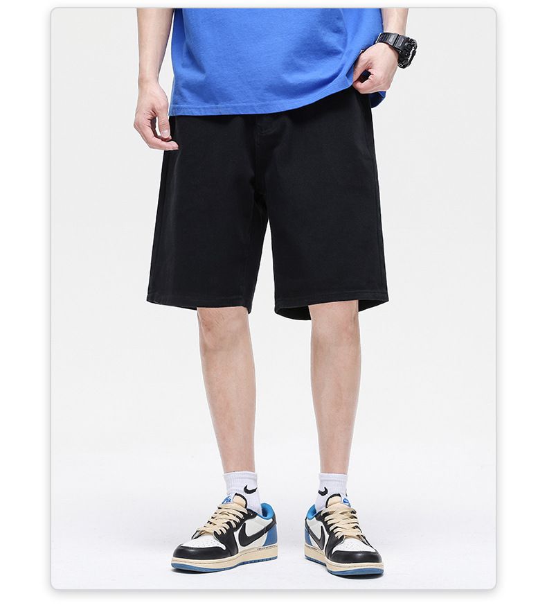 Men's Jean Shorts Classic Relaxed Fit Denim Pants