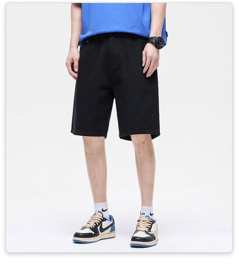 Men's Jean Shorts Classic Relaxed Fit Denim Pants