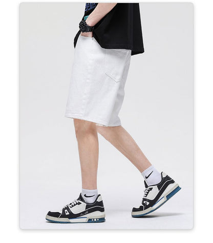 Men's Jean Shorts Classic Relaxed Fit Denim Pants