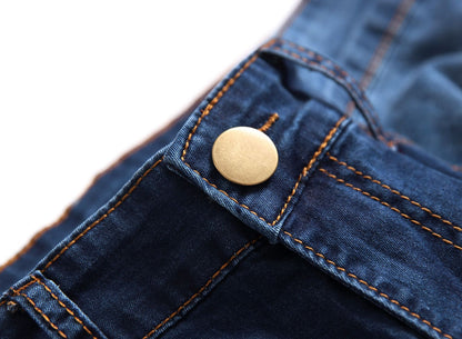 Men's Vintage Distressed Ripped Skinny Jeans Straight Leg Denim Pants