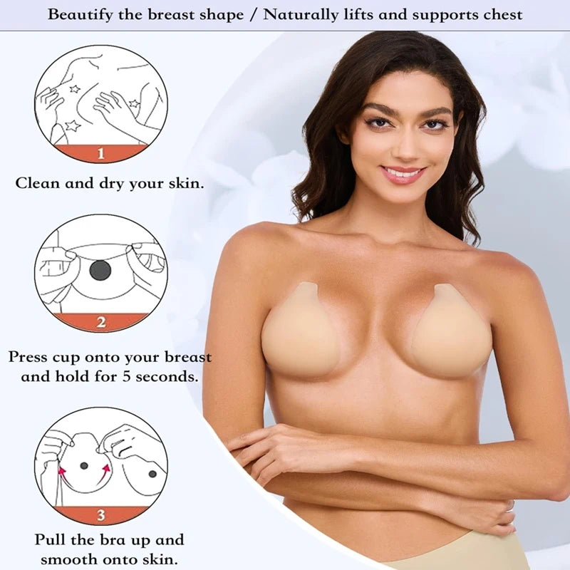 Nipple covers sticky bra silicone lift pasties
