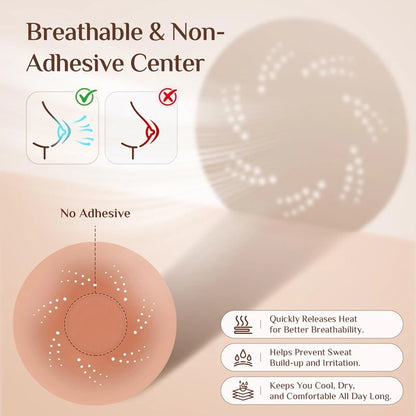 Reusable silicone nipple covers women sticky bra pasties