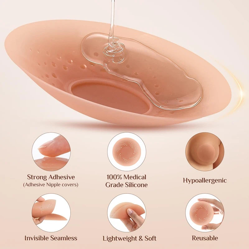 Nipple covers for women sticky bra pasties
