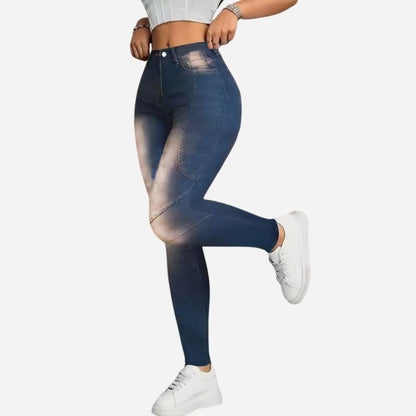 Sculpting high waisted skinny jeans for women stretch denim