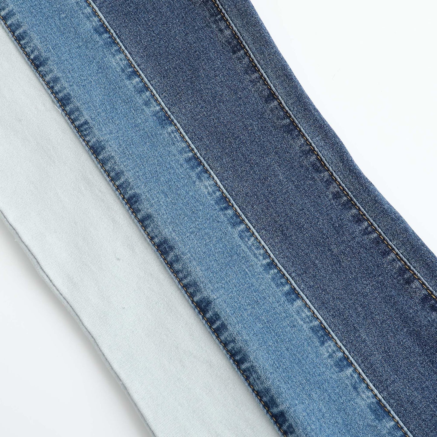 Women’s Color Block Patchwork Flare Jeans High Waisted Bell Bottom Raw Hem Denim Blue Color Details