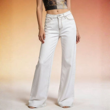 women's low rise bow jeans straight leg relaxed fit denim pants