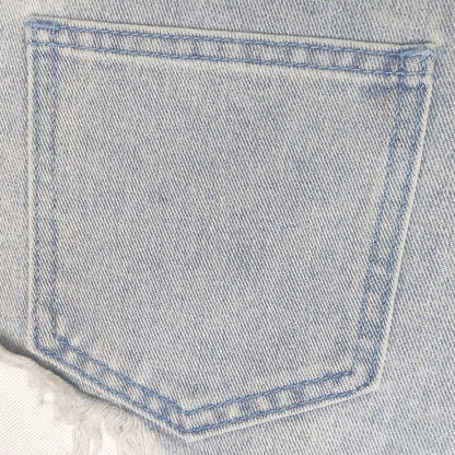 Women’s Studded & Rhinestone Denim Shorts Sexy Mid Rise Streetwear Jean Shorts