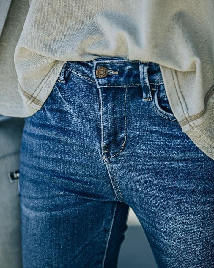 Women's Flare Bell Bottom Jeans High Waisted Bootcut Jeans Denim Pants