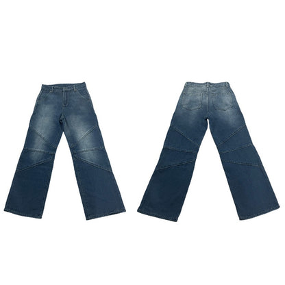 Women's High Waisted Baggy Barrel Jeans Boyfriend Wid Leg Denim Pants