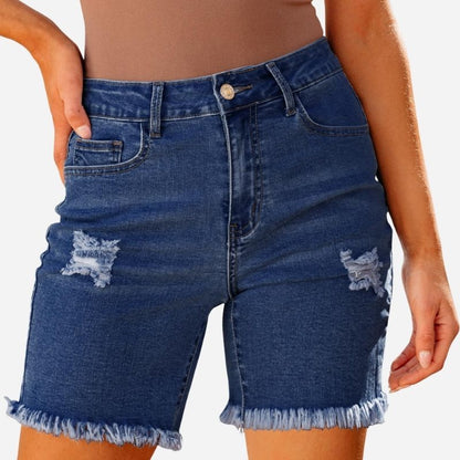 Jean Shorts for Women High Waisted Distressed Denim Ripped Shorts
